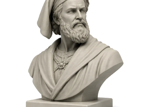 Marco Polo Bust 3Dモデル