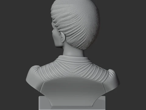 Marie Curie Bust 3D Model