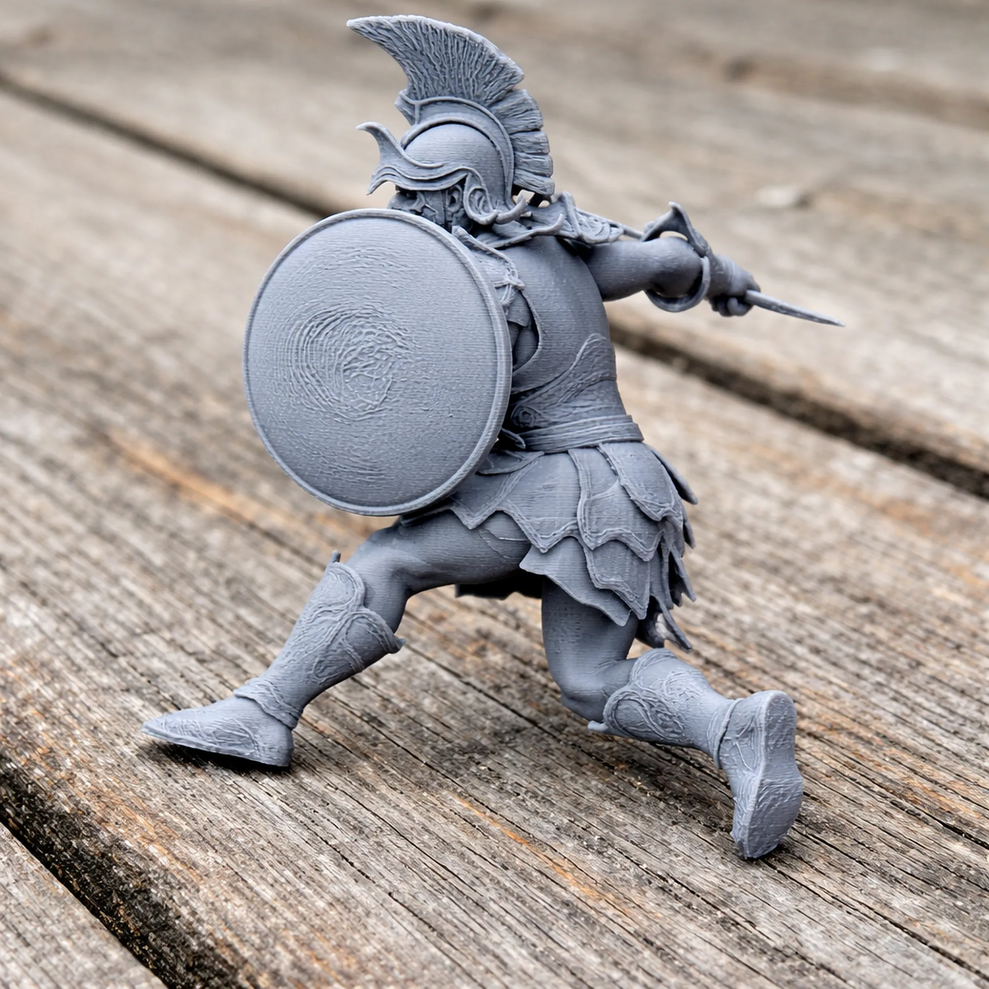 Milon Ancient Warrior 3D Model .c4d .max .obj .3ds .fbx .stl .blend 