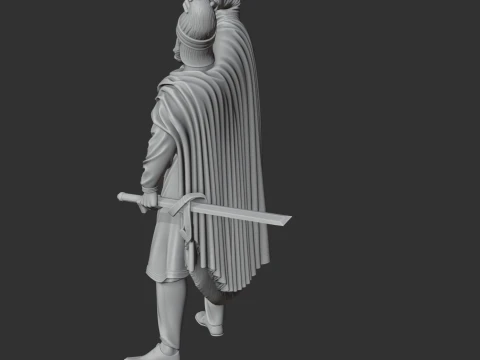 Mithridates VI Ancient Warrior 3D Model