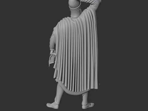 Mithridates VI Ancient Warrior 3D Model