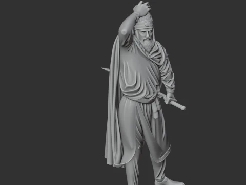 Mithridates VI Ancient Warrior 3D Model