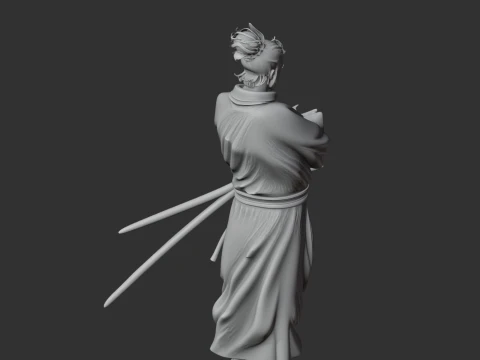 Miyamoto Musashi Samurai 3D Model