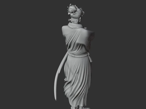 Miyamoto Musashi Samurai Classic 3D Model