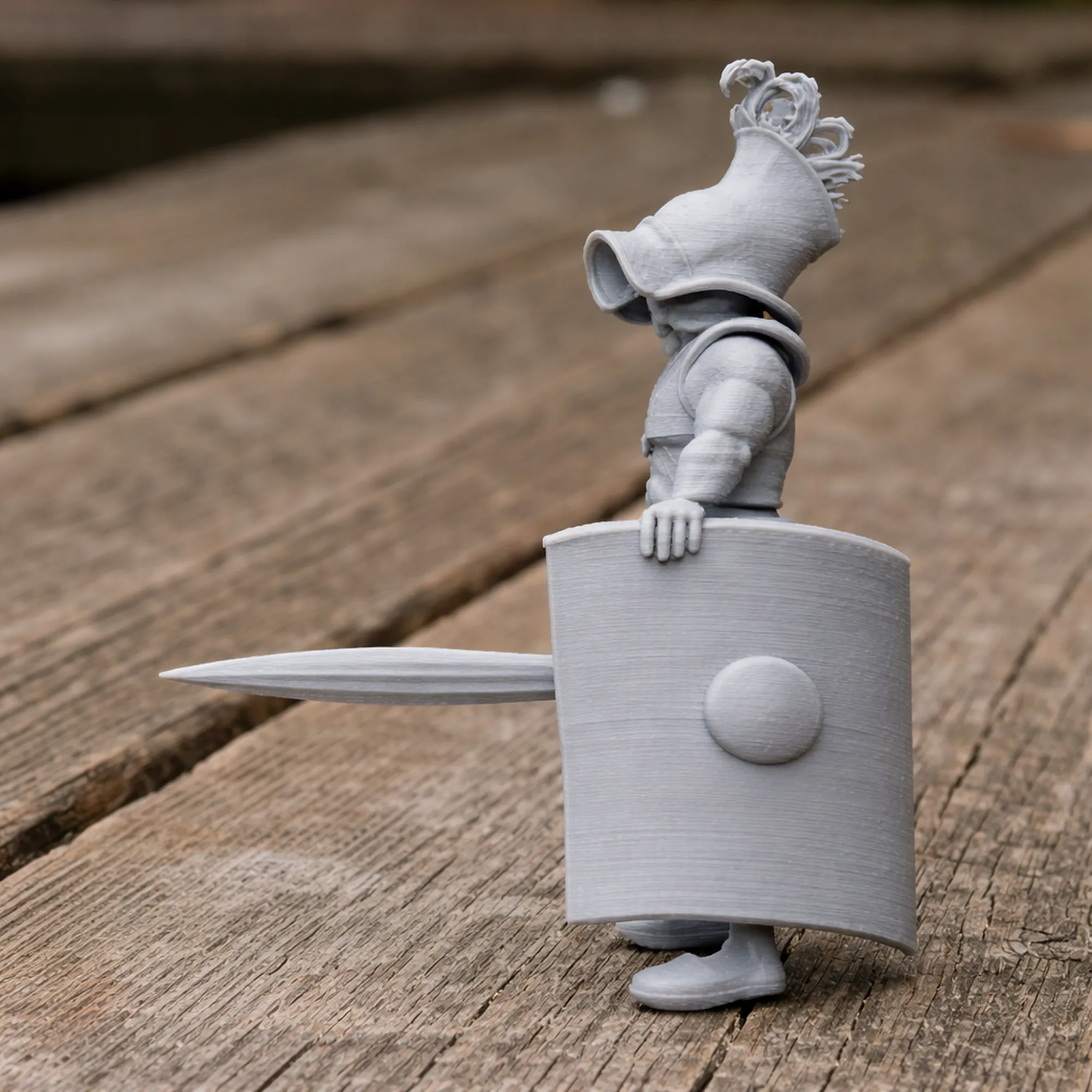Murmillo Felix Gladiator 3D Model .c4d .max .obj .3ds .fbx .stl .blend 