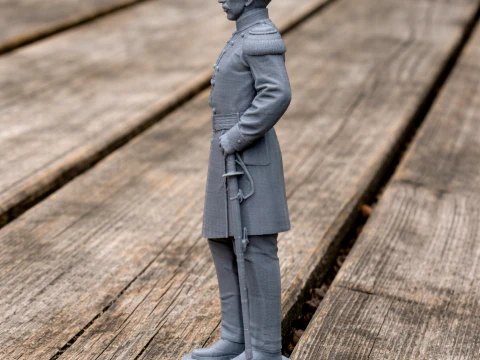 Nathaniel Banks Civil War Soldier Modelo 3D