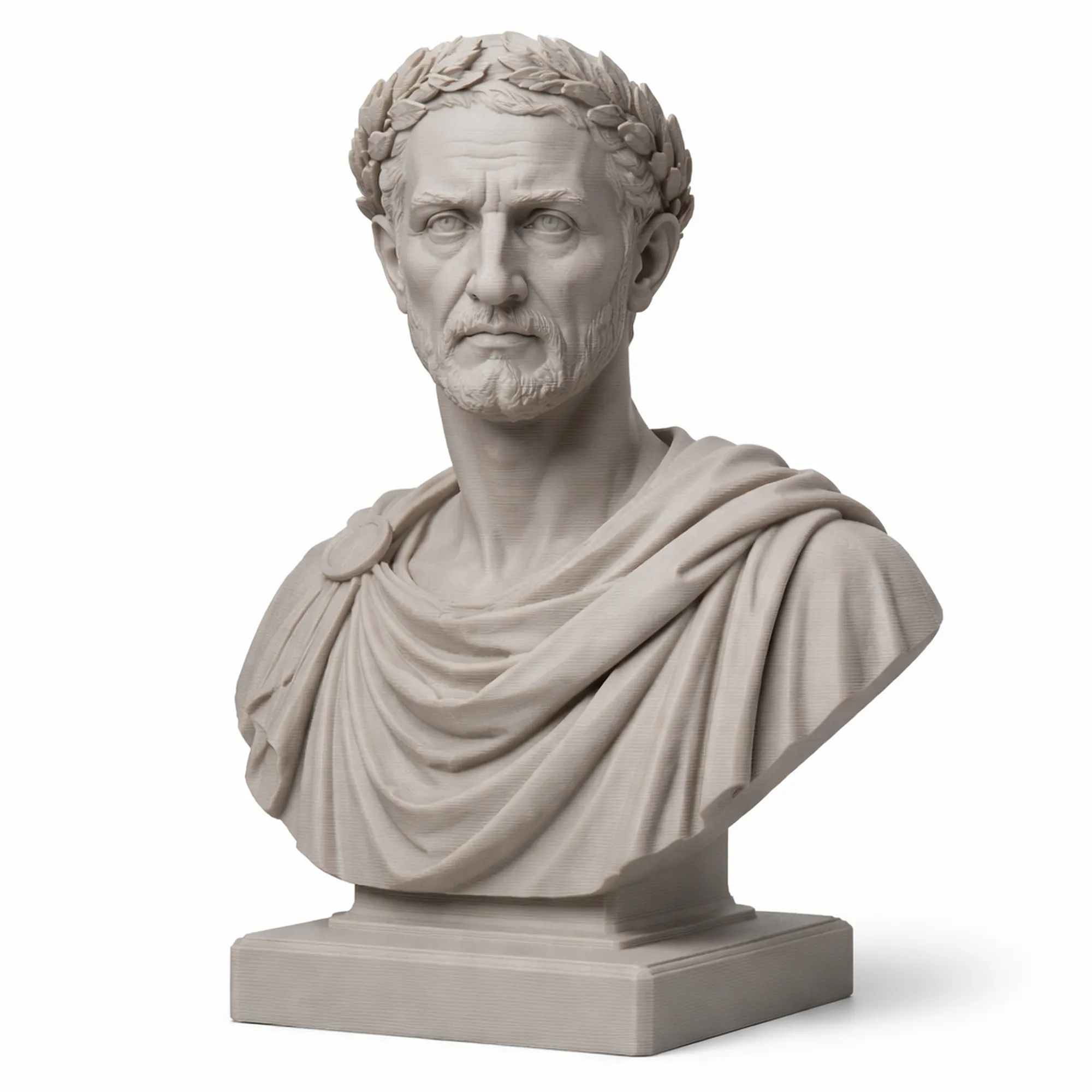 Nerva Bust 3D Model .c4d .max .obj .3ds .fbx .stl .blend
