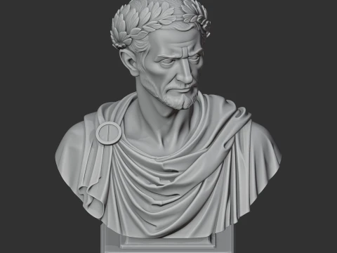 Nerva Bust 3D Model