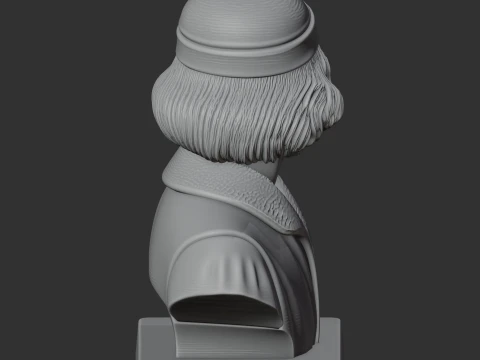 Nicolaus Copernicus Bust 3D Model