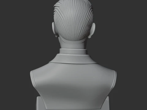 Nikola Tesla Bust 3D Model
