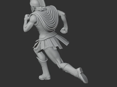 Odysseus Ancient Warrior 3D Model