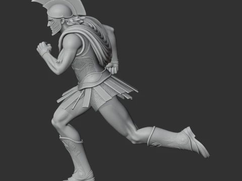 Odysseus Ancient Warrior 3D Model