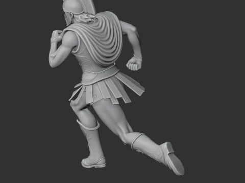 Odysseus Ancient Warrior 3D Model