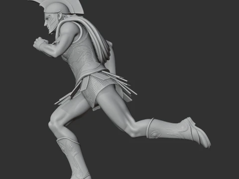 Odysseus Ancient Warrior 3D Model