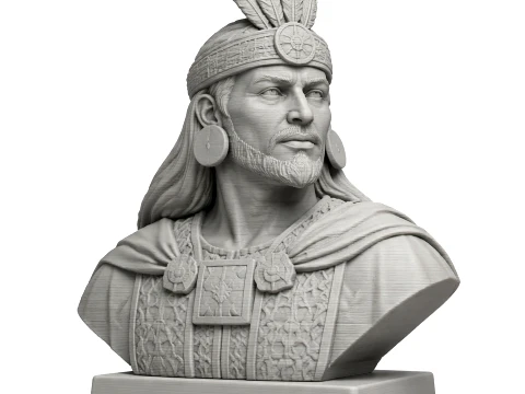 Pachacuti Bust 3Dモデル