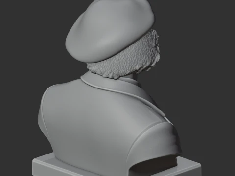 Paul Cezanne Bust 3D Model