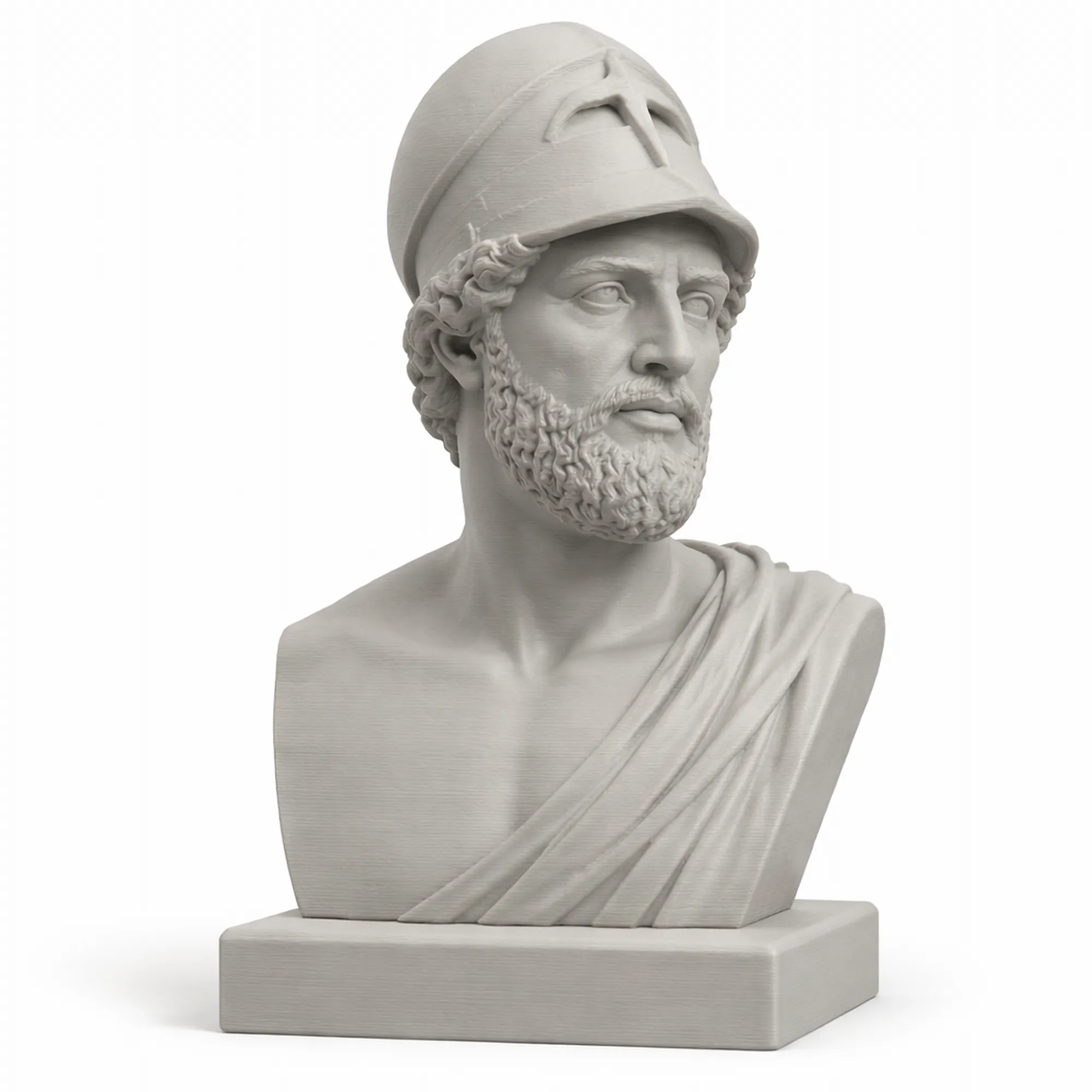 Pericles Bust 3D Model .c4d .max .obj .3ds .fbx .stl .blend 