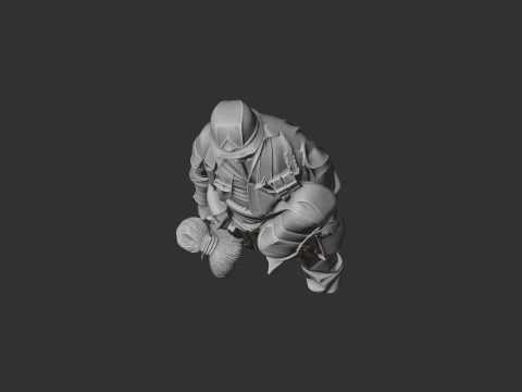 Richard Winters WWII Soldier 3D Model