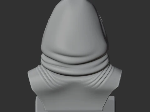 Roald Amundsen Bust 3D Model