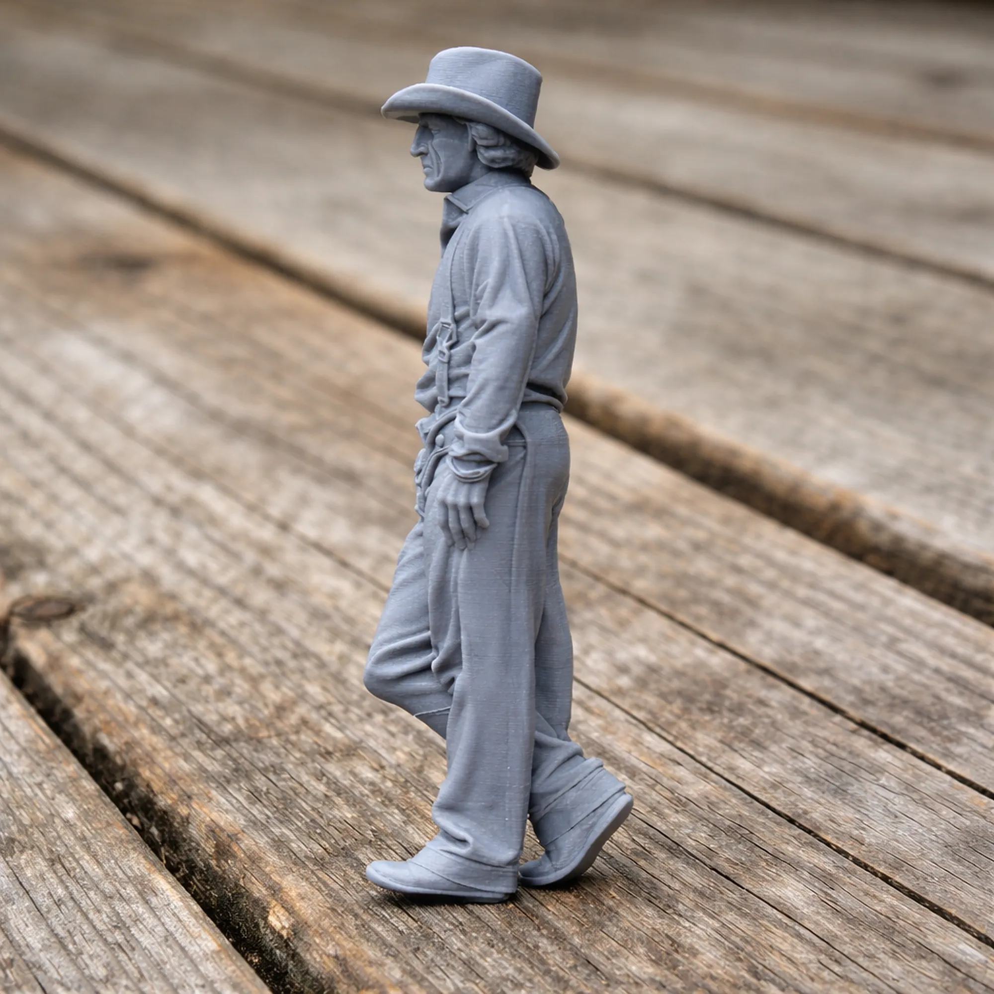 Tom Horn Cowboy Gunslinger 3D Model .c4d .max .obj .3ds .fbx .stl .blend 