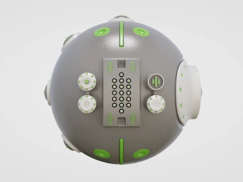 Battle Orbtracking device 3D Model