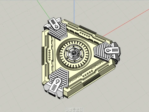 Predator Tracking System 3D Model