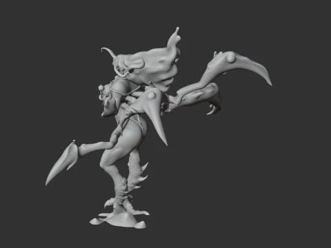 アンダリエル ディアブロ 4 フィギュア 3Dモデル