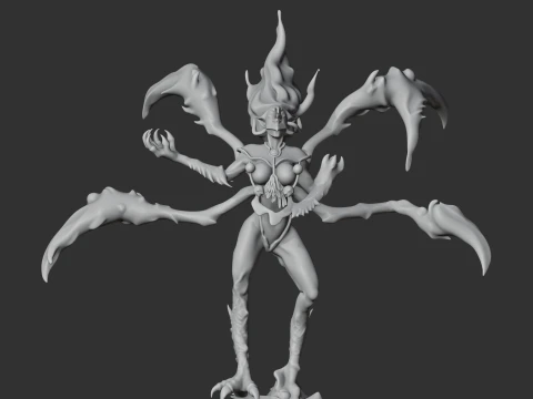 Figura Andariel Diablo 4 Modelo 3D