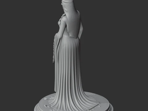 Arwen Lord of the Rings Figurine 3D Model