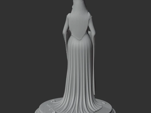 Arwen Lord of the Rings Figurine 3D Model