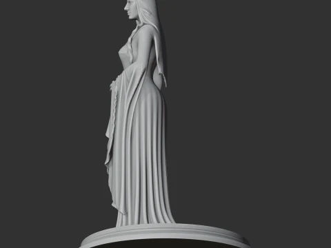 Arwen Lord of the Rings Figurine 3D Model