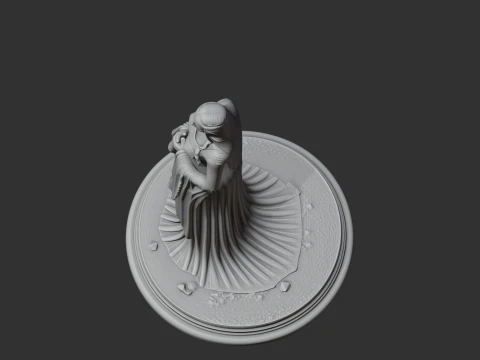 Arwen Lord of the Rings Figurine 3D Model