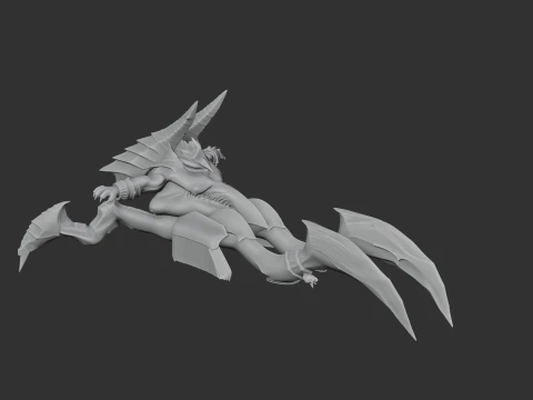 Azmodan Diablo 4 Figurine 3D Model