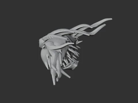 Statuetta Baal Diablo 4 Modello 3D