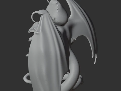 Balrog Lord of the Rings Figurine 3D Model