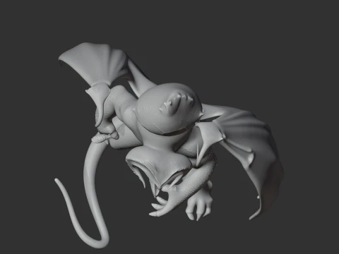 Balrog Lord of the Rings Figurine 3D Model