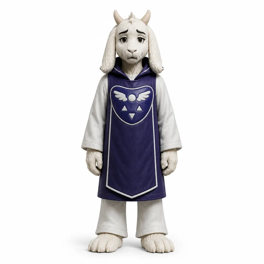 Aaron - Undertale 3D Model .c4d .max .obj .3ds .fbx .stl .blend 