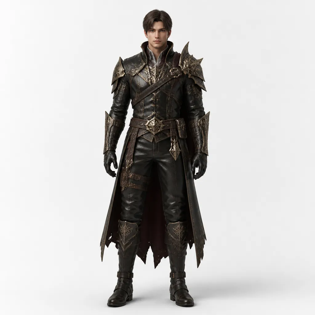 Adventurer - Lost Ark 3D Model .c4d .max .obj .3ds .fbx .stl .blend
