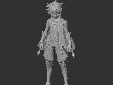 Aether - Genshin Impact 3D Model