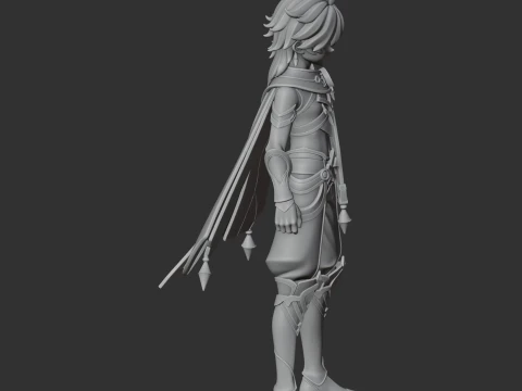 Aether - Genshin Impact 3D Model