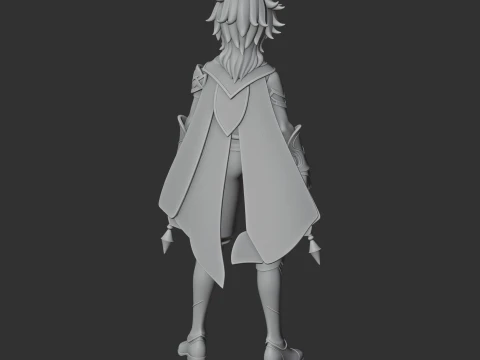 Aether - Genshin Impact 3D Model