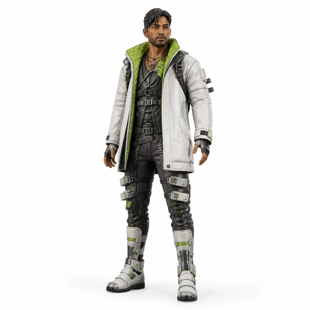 Ajay Che - Apex Legends 3D Model .c4d .max .obj .3ds .fbx .stl .blend