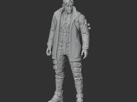 Ajay Che - Apex Legends 3D Model