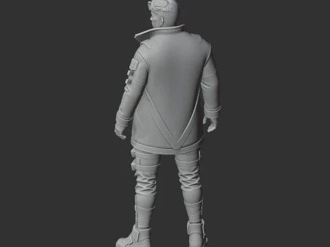 Ajay Che - Apex Legends 3D Model