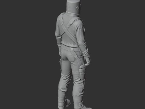 AK-47 - Rust 3D Model