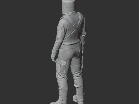 AK-47 - Rust 3D Model