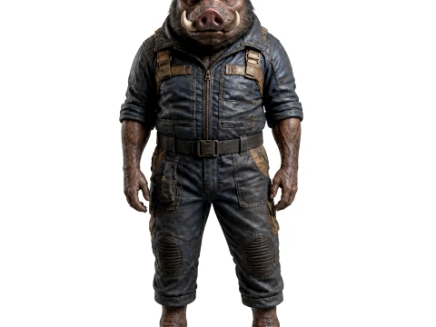Alpha Hog - Satisfactory 3D Model
