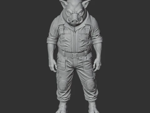 Alpha Hog - Satisfactory 3D Model