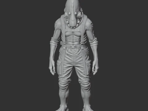 Alpha Spitter - Satisfactory 3D Model