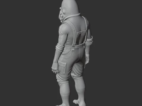 Alpha Spitter - Satisfactory 3D Model